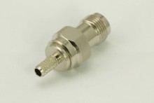 TNC Female Connector For RG58 Cable Nickel Plating