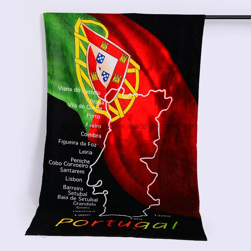 100% Polyester Beach Towel with Excellent Printing, Cotton Beach Towel