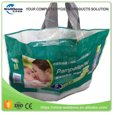 Middle Sealing Packaging Poly Bag for Baby Daiper