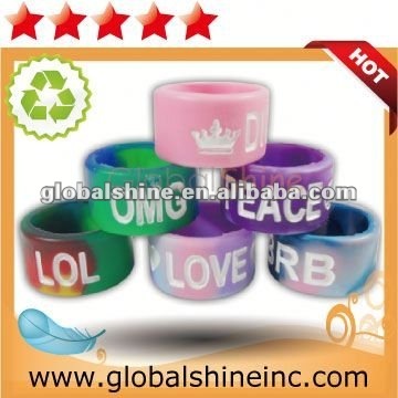 silicone wristband with stainless steel silicone wristband