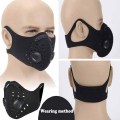 Neoprene Sports Half Carbon Dust Pro Mask