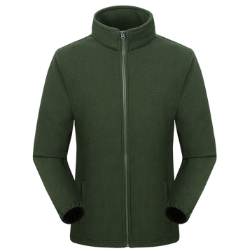 Wholesale Merino Wool Men's Zip Fleece Jacket