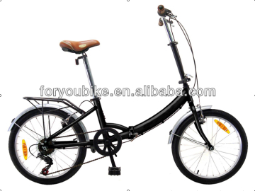 20inch Black ALUMINIUM FOLDIING BIKE MINI LOVELY FOLDING BICYCLE 12"14"16"20"WITH CE CERTIFICATION