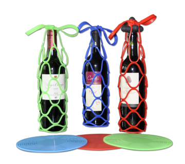 Wine Drink Basket Silicone Bottle Holder