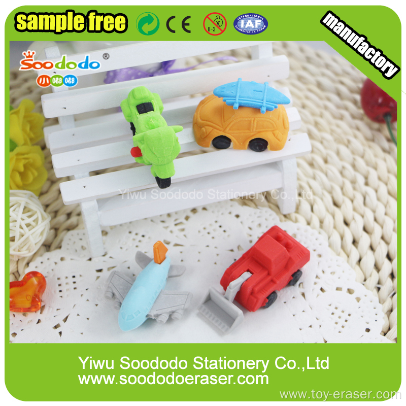 SOODODO Green Ali 3D Animal Shaped Mini Erasers