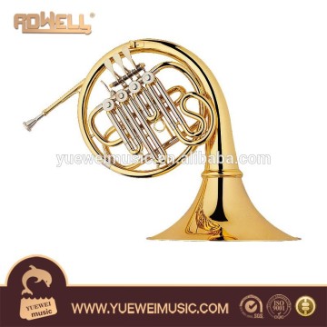 French Horn brass wind instrument