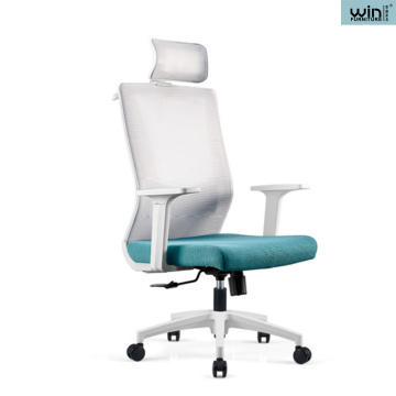 Silla de oficina giratoria de malla ergonómica