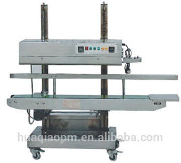 CBS-1100V stainless steel,Vertical plastic Film sealer for heavy products, continous big bag sealer