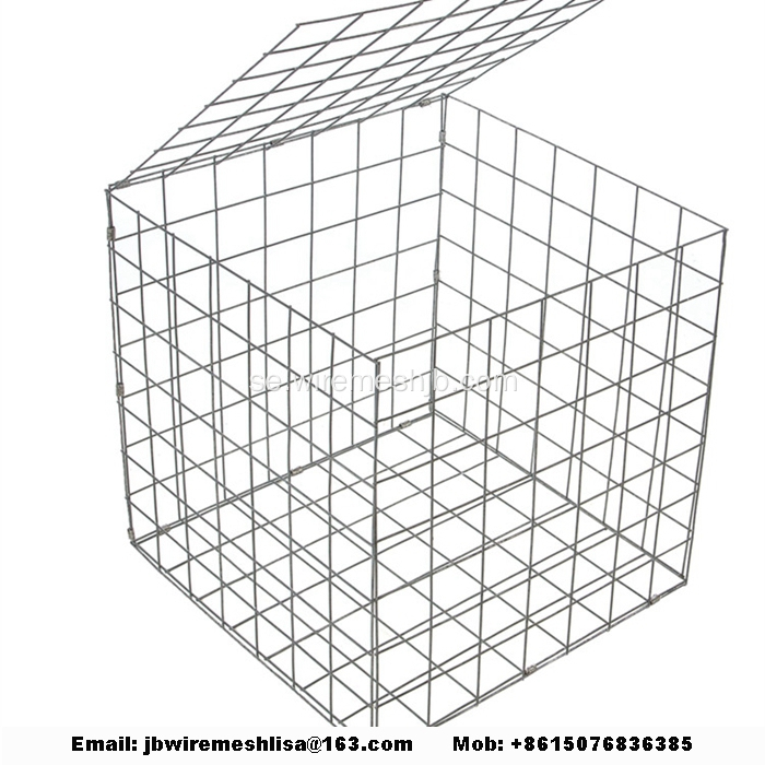 Galvaniserad Gabion Stone Cage Net Box