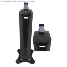 Speaker Tower with iPod/iPhone Docking Station
