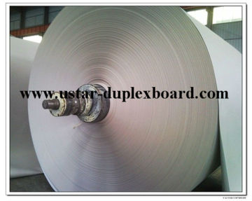 offer 1.25mm grey board for notebook covering,brown color paper board