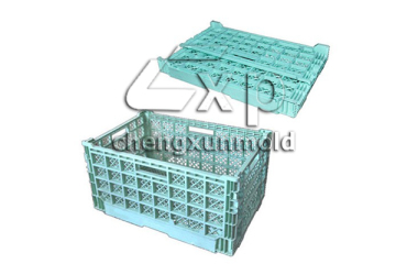 Folding crate mould | Collapsible crate mould | plastic