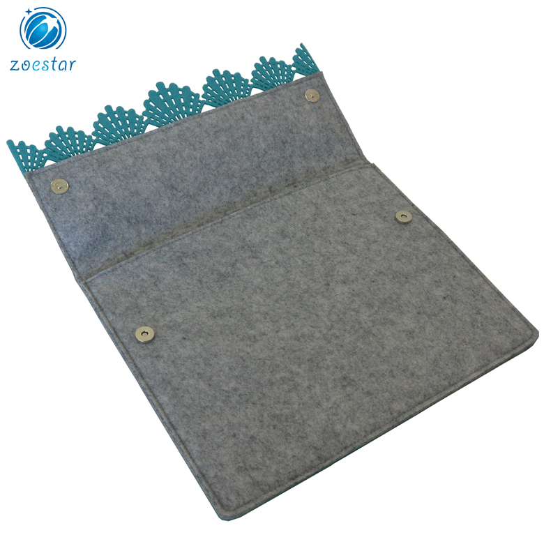 Felt Document Clutch Bag Envelop Tablet Sleeve Bag Document Protector