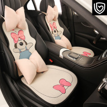 Bow head dog car cushion