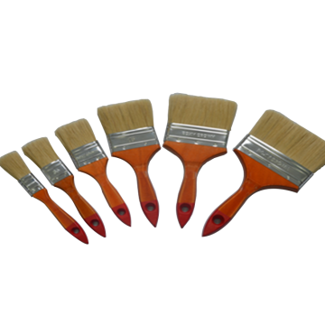 mixed bristle wooden handdle paint brush