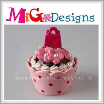 wholesale delicious cupcake container with handbag flower cupcake container