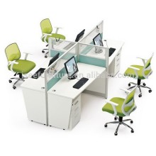 Wood office workstation partition in cheap price IC013-4