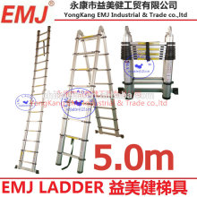 5 M Magic Telescopic Aluminium Step Ladder with EN131 Approval