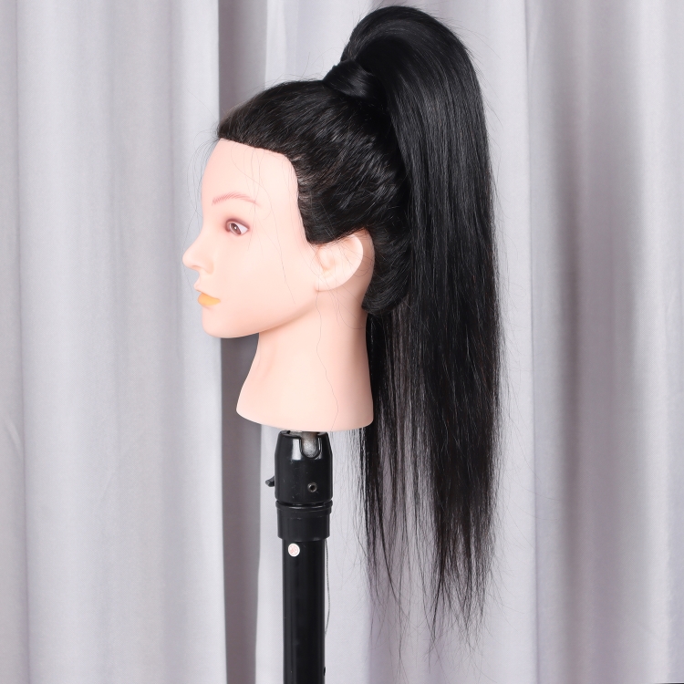 Li&Queen Wholesale Virgin Cuticle Aligned Hair Extensions Drawstring Ponytail 100 Real Brazilian Human Hair Extensions DHL