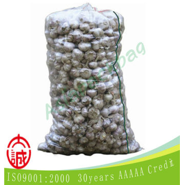 plastic woven garlic sack bag