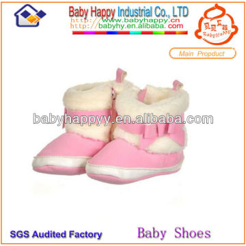 Discount warm soft white fur bot shoes for baby