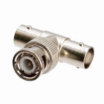 BNC T Connector for CCTV Coax Connector Adapter