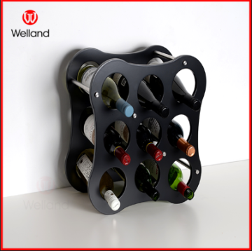 Corner wine rack