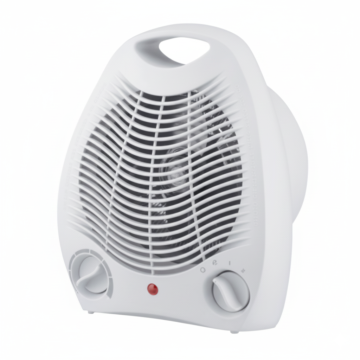 Portable Table Fan Heater with Temperature Control