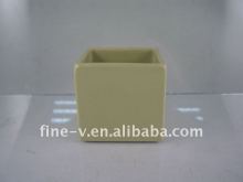 ceramic square flowerpot in various sizes and colors