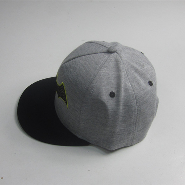 Gorra de algodón Jersey Bat Patch Flat Bill Cap