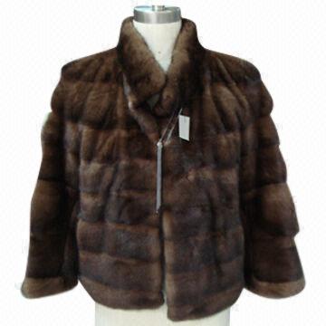 Women's ink fur jacket, OEM orders are welcome