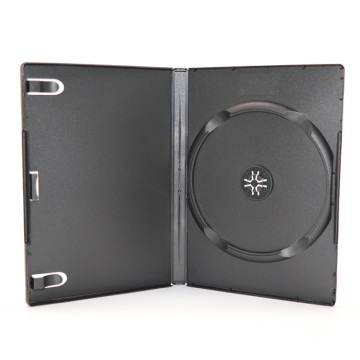 Standard DVD Box 14mm Black Single DVD Case