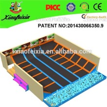 commerical trampoline with safety net