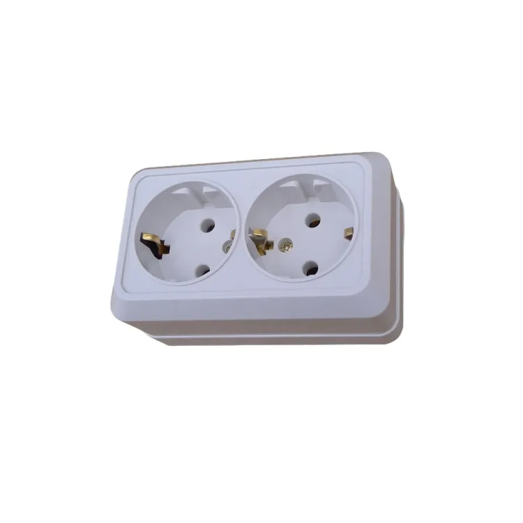 European Style Wall Socket Schuko Socket Outlet Double