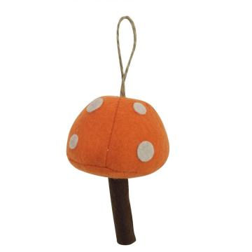 Christmas ornaments with mushroom shape