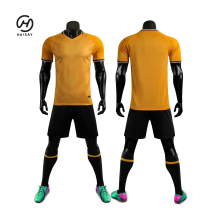 2022 Factory Jersey Soccer Set Breathable Quick Dry Polyester Soccer Wear Football Jersey Maker Uniform Blank Football Jersey