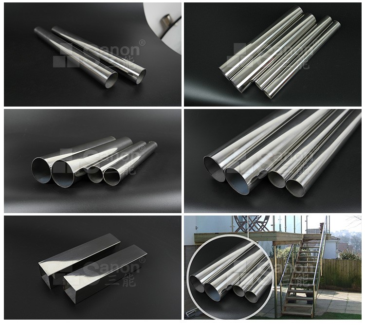 Import 600 Grit Mirror Polish Stainless Steel Pipe Billets Sus 304 201 Grade From China Good Supplier