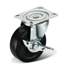 Light Duty hot sales Black Rubber Wheel Caster