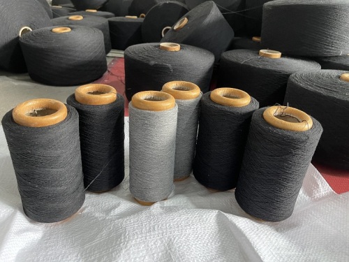 Ne6/1 Ne8 / 1 black and gray mixed yarn for weaving