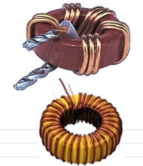 Mergulhe o núcleo Toroidal de Ferrite Choke Coil poder indutor atual