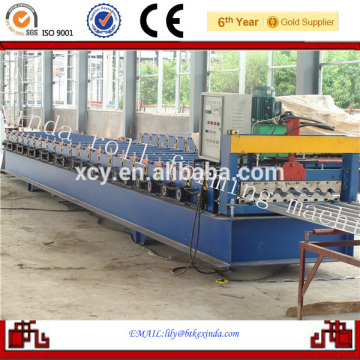 rolling machine for corrugated sheets