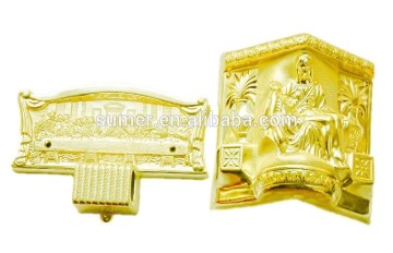 Crap casket handle and decoration