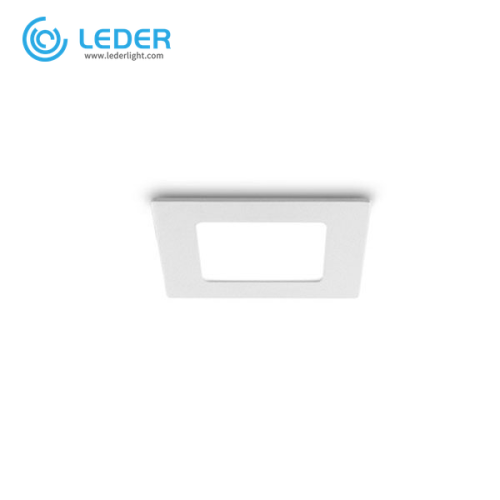 LEDER Square White 6W LED Downlight