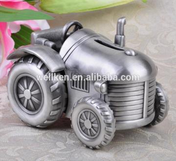 metal tractor coin box