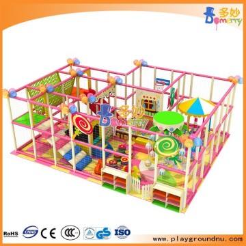 Colorful candy theme children indoor playground equipments indoor play house