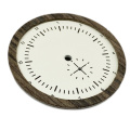 Stone and wood mixed watch dial