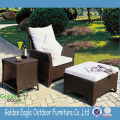 Outdoor PE rattan beach chair