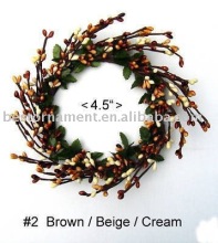 Color Variations PIP Berry 4" Candle Ring Wreath