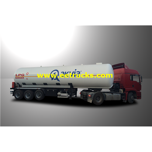 56m3 25 Ton LPG Delivery Semi-Trailers