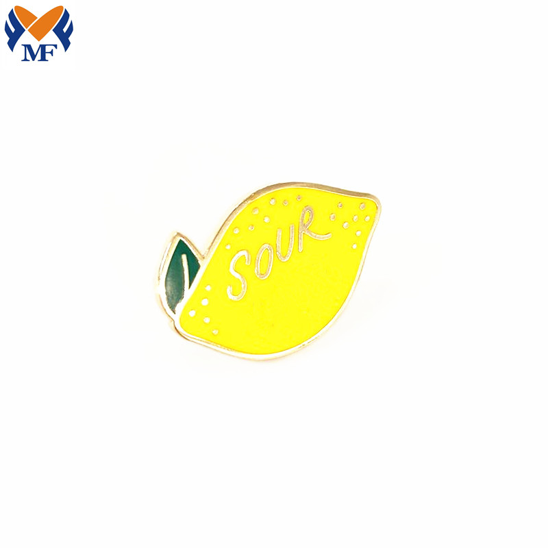 Lemon Enamel Pin Badge